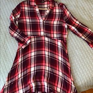 Express flannel dress!